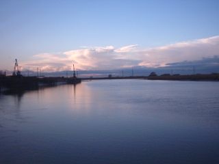 A Trent folyón van Gunness kikötője